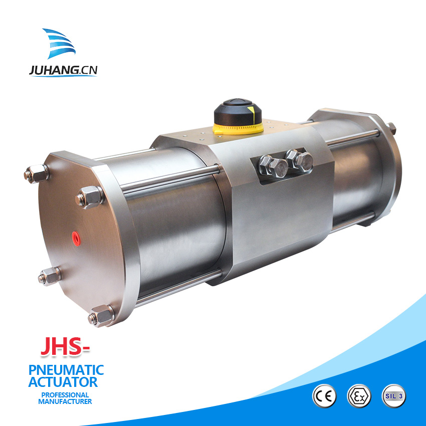 The composition of the pneumatic actuator(1)